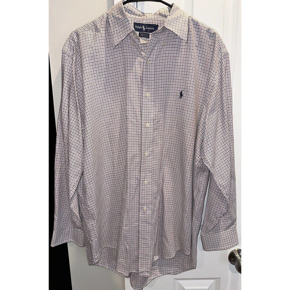 Ralph Lauren Mens Button Up Yaryouth size 16 32/33‎ - Picture 2 of 6